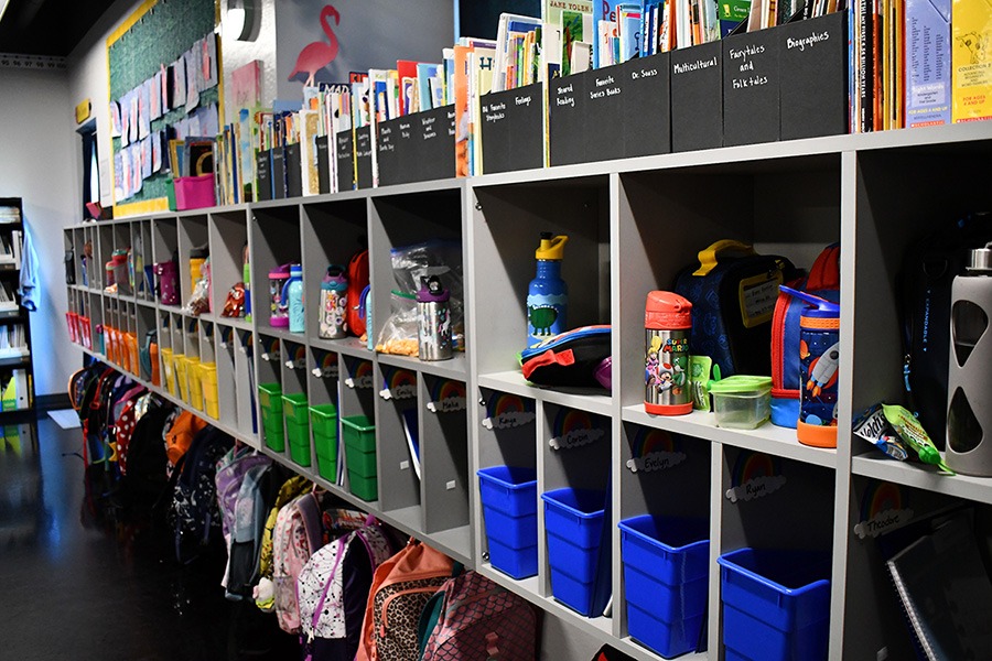 Cubbies for students
